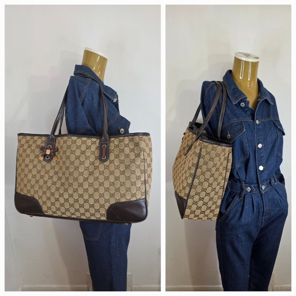 ✨️GUCCI GG Canvas Princy Tote Bag